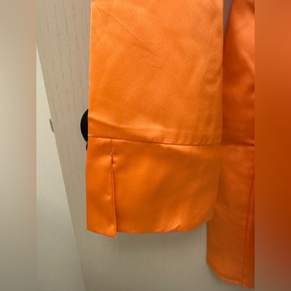 NWT Show Me Your Mumu Clara Collared Mini Dress Orange Size M Cantaloupe - Picture 3 of 11